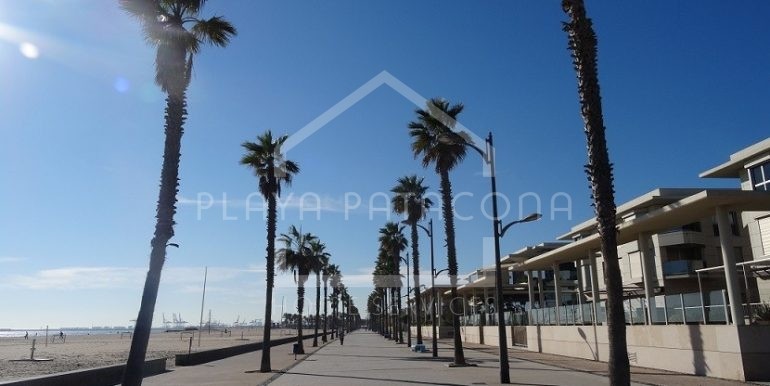 Paseo marítimo Playa Valencia