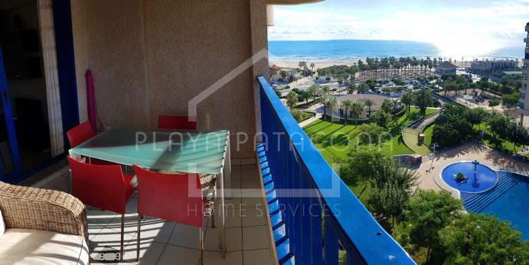 Apartamento alquiler temporada con vistas al mar en Patacona